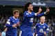 MANCHESTER, ENGLAND - DECEMBER 01: Marouane Fellaini of Everton celebrates scoring the opening goal during the Barclays Premier League match between Manchester City and Everton at the Etihad Stadium on December 1, 2012 in Manchester, England. (Photo by Clive Brunskill/Getty Images)