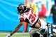 Carolina was able to crack Atlanta's run game Sunday, holding the Falcons under 60 yards on 11 attempts.