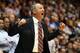 DURHAM, NC - NOVEMBER 28: Head coach Thad Matta of the Ohio State Buckeyes yells to his team during their game against the Duke Blue Devils at Cameron Indoor Stadium on November 28, 2012 in Durham, North Carolina. (Photo by Streeter Lecka/Getty Images)