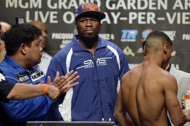 50 Cent Disses 'Fool' Floyd Mayweather on Manny Pacquiao KO