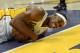 Dec 9, 2012; Los Angeles, CA, USA; Los Angeles Lakers center Dwight Howard (12) reacts on the court during the game against the Utah Jazz at the Staples Center. Mandatory Credit: Richard Mackson-USA TODAY Sports