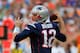 MIAMI GARDENS, FL - DECEMBER 02: Quarterback Tom Brady #12 of the New England Patriots throws the ball against the Miami Dolphins at Sun Life Stadium on December 2, 2012 in Miami Gardens, Florida. (Photo by Chris Trotman/Getty Images)