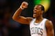 BOSTON, MA - DECEMBER 8: Rajon Rondo #9 of the Boston Celtics calls out to his teammates against the Philadelphia 76ers during the game on December 8, 2012 at TD Garden in Boston, Massachusetts. NOTE TO USER: User expressly acknowledges and agrees that, by downloading and or using this photograph, User is consenting to the terms and conditions of the Getty Images License Agreement. (Photo by Jared Wickerham/Getty Images)