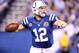INDIANAPOLIS, IN - DECEMBER 09: Andrew Luck #12 of the Indianapolis Colts throws a pass during the NFL game against the Tennessee Titans at Lucas Oil Stadium on December 9, 2012 in Indianapolis, Indiana. (Photo by Andy Lyons/Getty Images)