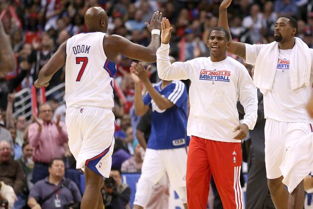 By Losing Weight, Odom Is Making a Heavier Impact