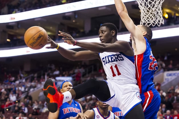 Sixers Beat Pistons as Holiday Punctuates Win