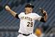 PITTSBURGH, PA - SEPTEMBER 5: Kevin Correia #29 of the Pittsburgh Pirates pitches against the Houston Astros during the game on September 5, 2012 at PNC Park in Pittsburgh, Pennsylvania. (Photo by Justin K. Aller/Getty Images)