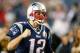 FOXBORO, MA - DECEMBER 10: Tom Brady #12 of the New England Patriots reacts to the cheers of fans before a game with Houston Texans at Gillette Stadium on December 10, 2012 in Foxboro, Massachusetts. (Photo by Jim Rogash/Getty Images)