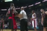 Watch: Amir Johnson Throws Mouthpiece at Ref After Ejection