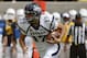 BERKELEY, CA - SEPTEMBER 01: Quarterback Cody Fajardo #17 of the University of Nevada runs with the ball against the University of California in the fourth quarter of an NCAA footbball game between the Nevada Wolf Pack and California Golden Bears at California Memorial Stadium on September 1, 2012 in Berkeley, California. Fajardo rushed for 112 yard and one touchdown. (Photo by Thearon W. Henderson/Getty Images)