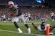 FOXBORO, MA - DECEMBER 10: Aaron Hernandez #81 of the New England Patriots runs in for the touchdown after catching a pass in front of Bradie James #53 of the Houston Texans during the game at Gillette Stadium on December 10, 2012 in Foxboro, Massachusetts. (Photo by Jared Wickerham/Getty Images)
