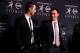 Kliff Kingsbury (left) with Johnny Manziel