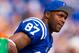 INDIANAPOLIS, IN - SEPTEMBER 23: Reggie Wayne #87 of the Indianapolis Colts watches from the sidelines against the Jacksonville Jaguars at Lucas Oil Stadium on September 23, 2012 in Indianapolis, Indiana. (Photo by Michael Hickey/Getty Images)