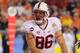 GLENDALE, AZ - JANUARY 02: Zach Ertz #86 of the Stanford Cardinal reacts after he scored a 16-yard touchdown reception in the third quarter against the Oklahoma State Cowboys during the Tostitos Fiesta Bowl on January 2, 2012 at University of Phoenix Stadium in Glendale, Arizona. (Photo by Doug Pensinger/Getty Images)