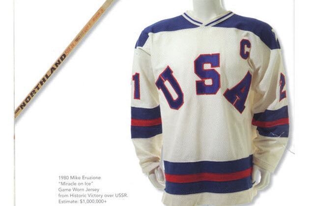 Eruzione's Game-Worn 'Miracle' Jersey Being Sold for $1M