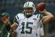 SEATTLE, WA - NOVEMBER 11: Quarterback Tim Tebow #15 of the New York Jets warms up prior to the game against the Seattle Seahawks at CenturyLink Field on November 11, 2012 in Seattle, Washington. (Photo by Otto Greule Jr/Getty Images)