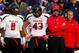 MANHATTAN, KS - OCTOBER 27: Head coach Tommy Tuberville of the Texas Tech Red Raiders watches from the sidelines during the game against the Kansas State Wildcats at Bill Snyder Family Football Stadium on October 27, 2012 in Manhattan, Kansas. (Photo by Jamie Squire/Getty Images)
