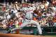 CLEVELAND, OH - SEPTEMBER 16: Rick Porcello #48 of the Detroit Tigers pitches against the Cleveland Indians during their game on September 16, 2012 at Progressive Field in Cleveland, Ohio. The Indians defeated the Tigers 7-6. (Photo by David Maxwell/Getty Images)
