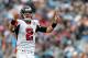 CHARLOTTE, NC - DECEMBER 09: Matt Ryan #2 of the Atlanta Falcons calls a play during their game against the Carolina Panthers at Bank of America Stadium on December 9, 2012 in Charlotte, North Carolina. (Photo by Streeter Lecka/Getty Images)