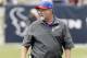 HOUSTON, TX- NOVEMBER 04: Head coach Chan Gailey of the Buffalo Bills coaches against the Houston Texans on November 4, 2012 at Reliant Stadium in Houston, Texas. Texans won 21 to 9.(Photo by Thomas B. Shea/Getty Images)