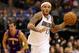 DALLAS, TX - OCTOBER 17: Delonte West #13 of the Dallas Mavericks dribbles the ball against the Phoenix Suns during a preseason game at American Airlines Center on October 17, 2012 in Dallas, Texas. NOTE TO USER: User expressly acknowledges and agrees that, by downloading and or using this photograph, User is consenting to the terms and conditions of the Getty Images License Agreement. (Photo by Ronald Martinez/Getty Images)