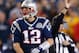 FOXBORO, MA - DECEMBER 10: Tom Brady #12 of the New England Patriots reacts after running the ball for a first down against the Houston Texans in the second half at Gillette Stadium on December 10, 2012 in Foxboro, Massachusetts. (Photo by Jim Rogash/Getty Images)