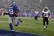 EAST RUTHERFORD, NJ - DECEMBER 09: David Wilson #22 of the New York Giants carries the ball and scores his third touchdown of the game on December 9, 2012 at MetLife Stadium in East Rutherford, New Jersey. (Photo by Elsa/Getty Images)