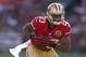 SAN FRANCISCO, CA - DECEMBER 09: LaMichael James #23 of the San Francisco 49ers in action against the Miami Dolphins at Candlestick Park on December 9, 2012 in San Francisco, California. (Photo by Ezra Shaw/Getty Images)