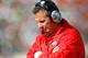 EAST LANSING, MI - SEPTEMBER 29: Head coach Urban Meyer of the Ohio State Buckeyes looks on while playing the Michigan State Spartans at Spartan Stadium on September 29, 2012 in East Lansing, Michigan. (Photo by Gregory Shamus/Getty Images)