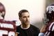 Nov 17, 2012; College Station, TX, USA; Texas A&M Aggies offensive coordinator Kliff Kingsbury coaches against the Sam Houston State Bearkats during the second half at Kyle Field. Mandatory Credit: Thomas Campbell-USA TODAY Sports