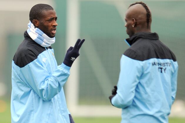 Manchester City's Yaya Toure Backs 'angry' Mario Balotelli