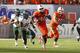 MIAMI GARDENS, FL - NOVEMBER 17: Clive Walford #46 of the Miami Hurricanes runs with the ball against the South Florida Bulls on November 17, 2012 at Sun Life Stadium in Miami Gardens, Florida. The Hurricanes defeated the Bulls 40-9. (Photo by Joel Auerbach/Getty Images)