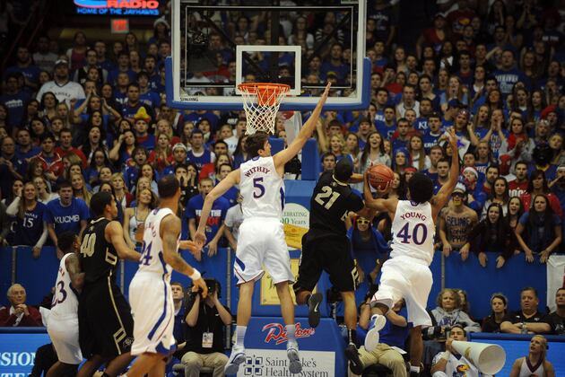 Block Party Continues at a Record Pace for KU's Withey