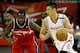HOUSTON, TX - DECEMBER 12: Jeremy Lin #7 of the Houston Rockets drives; against Martell Webster #9 of the Washington Wizards at the Toyota Center on December 12, 2012 in Houston, Texas. NOTE TO USER: User expressly acknowledges and agrees that, by downloading and or using this photograph, User is consenting to the terms and conditions of the Getty Images License Agreement. (Photo by Scott Halleran/Getty Images)