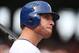 Sep 27, 2012; Arlington, TX, USA; Texas Rangers outfieder Josh Hamilton prior to his at bat in the eighth inning against the Oakland Athletics at Rangers Ballpark. Mandatory Credit: Matthew Emmons-USA TODAY Sports