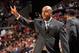COLUMBUS, OH - MARCH 18: Head coach John Thompson III of the Georgetown Hoyas signals from the bench against the North Carolina State Wolfpack in the first half during the third round of the 2012 NCAA Men's basketball tournament at Nationwide Arena on March 18, 2012 in Columbus, Ohio. (Photo by Jamie Sabau/Getty Images)