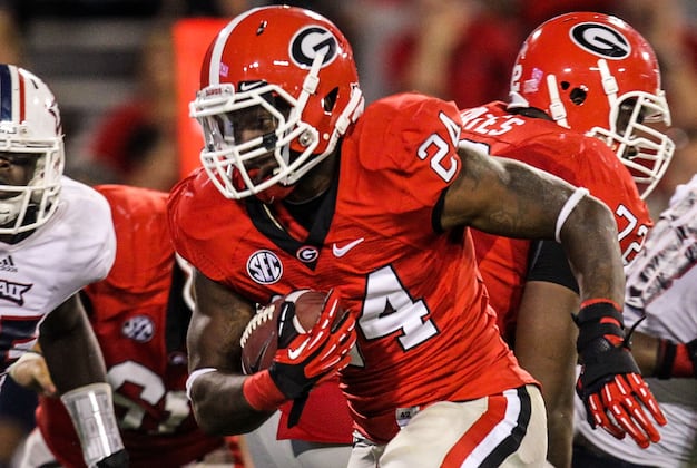 Georgia's Ken Malcome 'Not Too Happy with Situation' at Tailback