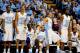 CHAPEL HILL, NC - DECEMBER 08: The North Carolina Tar Heels first team watches the reserves play the final minutes of a win over the East Tennessee State Buccaneers during play at Dean Smith Center on December 8, 2012 in Chapel Hill, North Carolina. North Carolina won 78-55. (Photo by Grant Halverson/Getty Images)