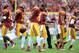 PASADENA, CA - NOVEMBER 17: Robert Woods #2 of the USC Trojans reacts as he leaves the field after his team was stopped on fourth down by the UCLA Bruins at Rose Bowl on November 17, 2012 in Pasadena, California. The Trojans would lose 38-28. (Photo by Harry How/Getty Images)