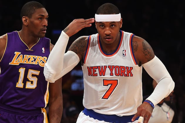 Carmelo Anthony Torches LA in D'Antoni's Return to Madison Square Garden