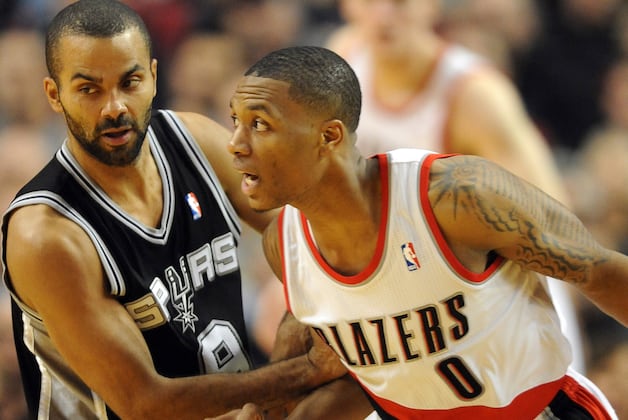 Lillard Scores Career-High 29 in Blazers' 98-90 Win over Spurs