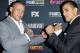 SYDNEY, AUSTRALIA - JULY 17: (L-R) Ross Pearson and George Sotiropoulos arrive at the TUF Australia Launch Party on July 17, 2012 in Sydney, Australia. (Photo by Brendon Thorne/Getty Images)