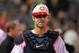 September 25, 2012; Minneapolis, MN, USA; Minnesota Twins catcher Joe Mauer (7) during the game against the New York Yankees at Target Field. The Twins deafeated the Yankees 5-4. Mandatory Credit: Brace Hemmelgarn-USA TODAY Sports