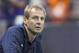 MEXICO CITY, MEXICO - AUGUST 15: Jurgen Klinsmann, head coach of the United States, looks on the field during a FIFA friendly match between Mexico and US at Azteca Stadium on August 15, 2012 in Mexico City, Mexico. (Photo by Miguel Tovar/Getty Images)
