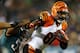 PHILADELPHIA, PA - DECEMBER 13: Jermaine Gresham #84 of the Cincinnati Bengals carries the ball as DeMeco Ryans #59 of the Philadelphia Eagles defends on December 13, 2012 at Lincoln Financial Field in Philadelphia, Pennsylvania. (Photo by Elsa/Getty Images)