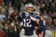 Dec 10, 2012; Foxboro, MA, USA; New England Patriots quarterback Tom Brady (12) throws a pass against the Houston Texans at Gillette Stadium. The Patriots defeated the Texans 42-14. Mandatory Credit: Kirby Lee/Image of Sport-USA TODAY Sports
