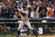 Alex Rodriguez bats during Game 4 of the 2012 ALCS against the Detroit Tigers