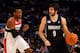 ORLANDO, FL - FEBRUARY 24: Ricky Rubio #9 of the Minnesota Timberwolves and Team Shaq drives against John Wall #2 of the Washington Wizards and Team Chuck during the BBVA Rising Stars Challenge part of the 2012 NBA All-Star Weekend at Amway Center on February 24, 2012 in Orlando, Florida. NOTE TO USER: User expressly acknowledges and agrees that, by downloading and or using this photograph, User is consenting to the terms and conditions of the Getty Images License Agreement. (Photo by Mike Ehrmann/Getty Images)
