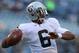 SEATTLE, WA - AUGUST 30: Quarterback Terrelle Pryor #6 of the Oakland Raiders warms up prior to the game against the Seattle Seahawks at CenturyLink Field on August 30, 2012 in Seattle, Washington. (Photo by Otto Greule Jr/Getty Images)