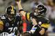 ARLINGTON, TX - DECEMBER 16: Ben Roethlisberger #7 of the Pittsburgh Steelers throws the ball against the Dallas Cowboys at Cowboys Stadium on December 16, 2012 in Arlington, Texas. (Photo by Ronald Martinez/Getty Images)